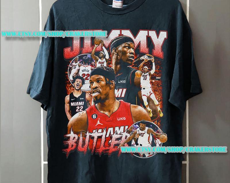 Jimmy Butler Shirt, Basketball Shirt, Classic 90S Graphic Tee, Unisex, Vintage Bootleg, Gift, Retro Crk125... (Image 1)