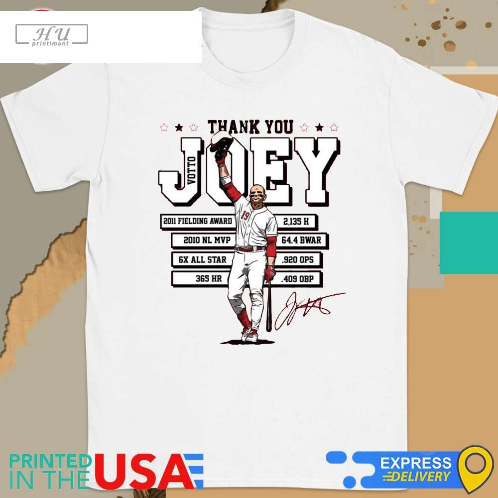 Thank You Joseph Daniel Joey Votto Resume Shirt Hoodie, Sweatshirt | CoreVibeTees.com