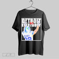 Top Brian Branch Vs Everybody Detroit Lions Middle Finger Unisex Sweatshirt T Shirt Hoodie | CoreVibeTees.com