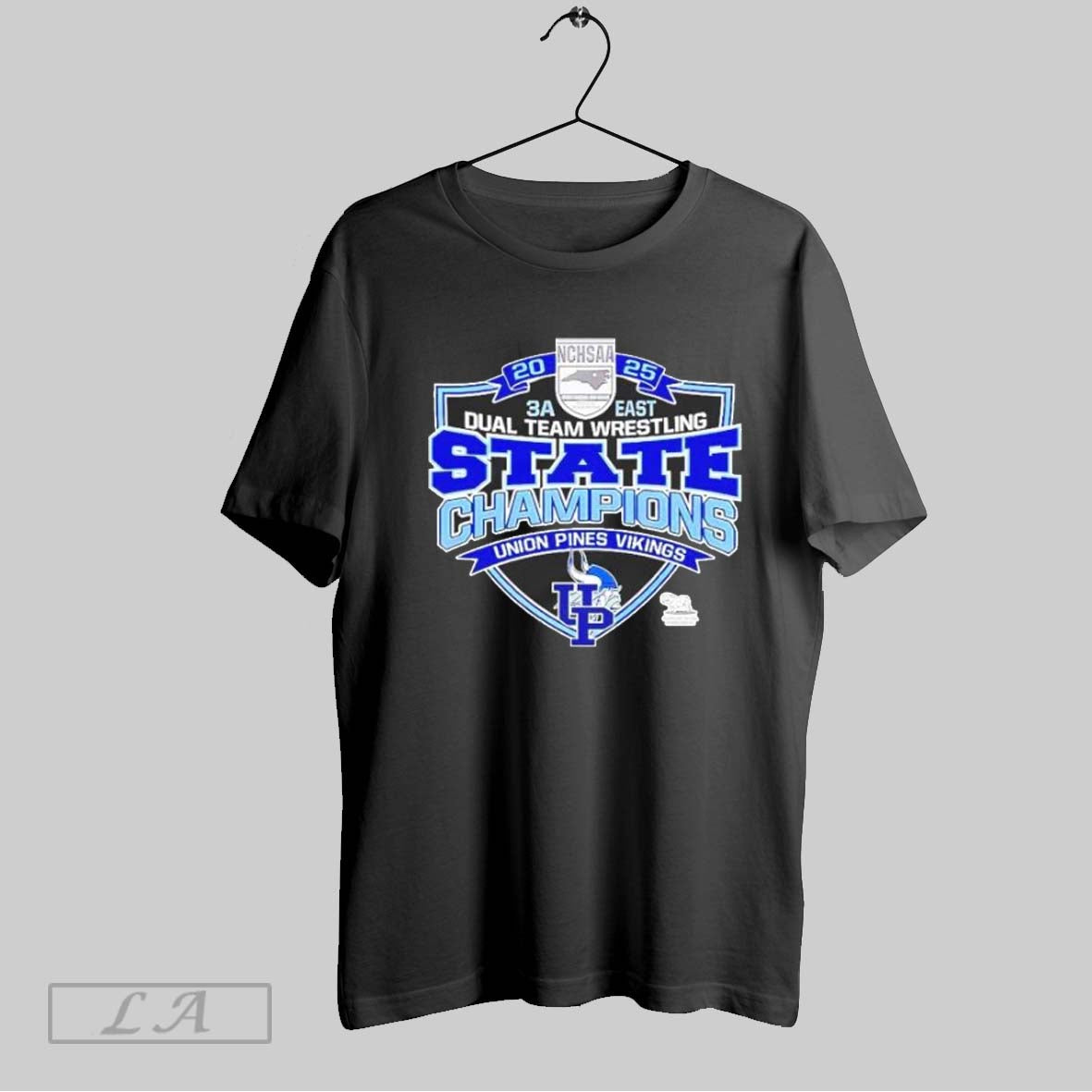 Top Nchsaa 2025 3a East State Champions Union Pines Vikings T Shirt Sweatshirt Hoodie Shirt | CoreVibeTees.com