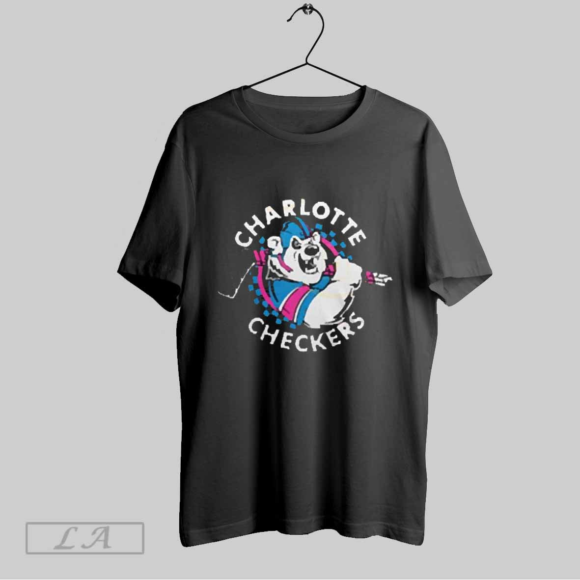 Top Charlotte Checkers Neon Night 2025 T Shirt Sweatshirt Hoodie Shirt | CoreVibeTees.com