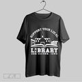 Top The Library Cafe Support Your Local Library Moines Iowa Bulldog 2025 T Shirt Hoodie, Sweatshirt | CoreVibeTees.com