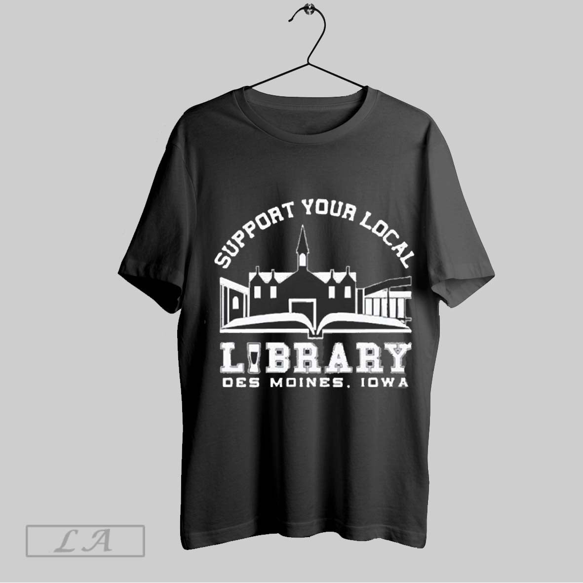 Top The Library Cafe Support Your Local Library Moines Iowa Bulldog 2025 T Shirt Hoodie, Sweatshirt | CoreVibeTees.com