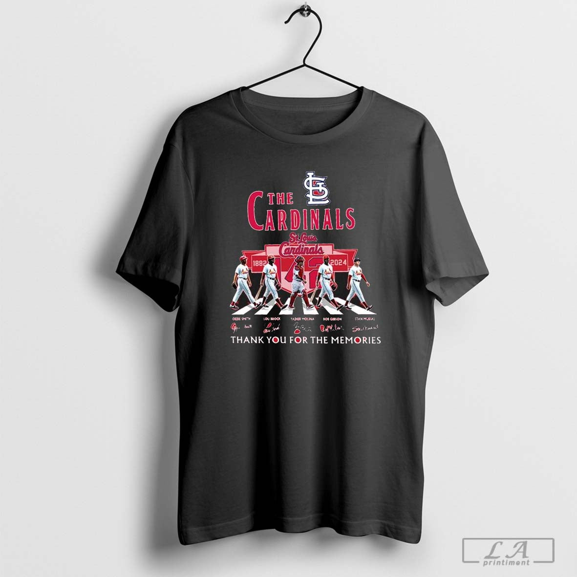The St. Louis Cardinals 142 Year 1882-2024 Thank You For The Memories Signatures shirt Hoodie, Sweatshirt | CoreVibeTees.com