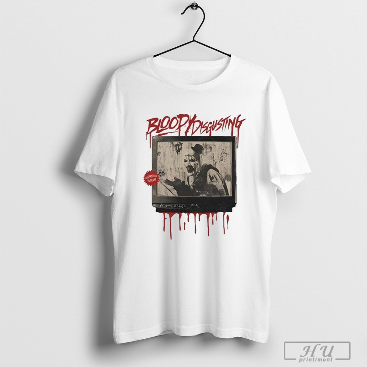 Terrifier x Bloody Disgusting TV T-Shirt Hoodie, Sweatshirt | CoreVibeTees.com