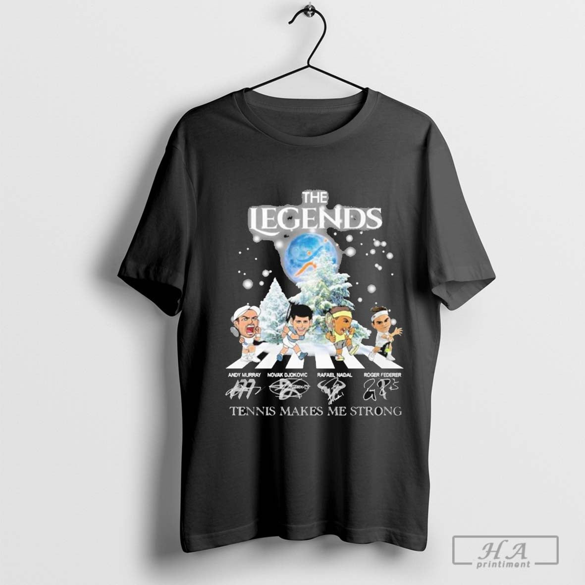 The Legends Tennis Makes Me Strong T-Shirt Hoodie, Sweatshirt | CoreVibeTees.com