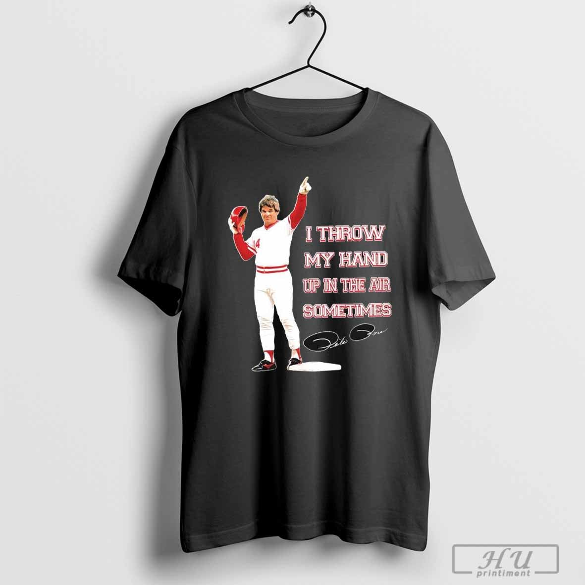 Throw My Hand Up In The Air Sometimes Cincinnati Reds T-Shirt Hoodie, Sweatshirt | CoreVibeTees.com