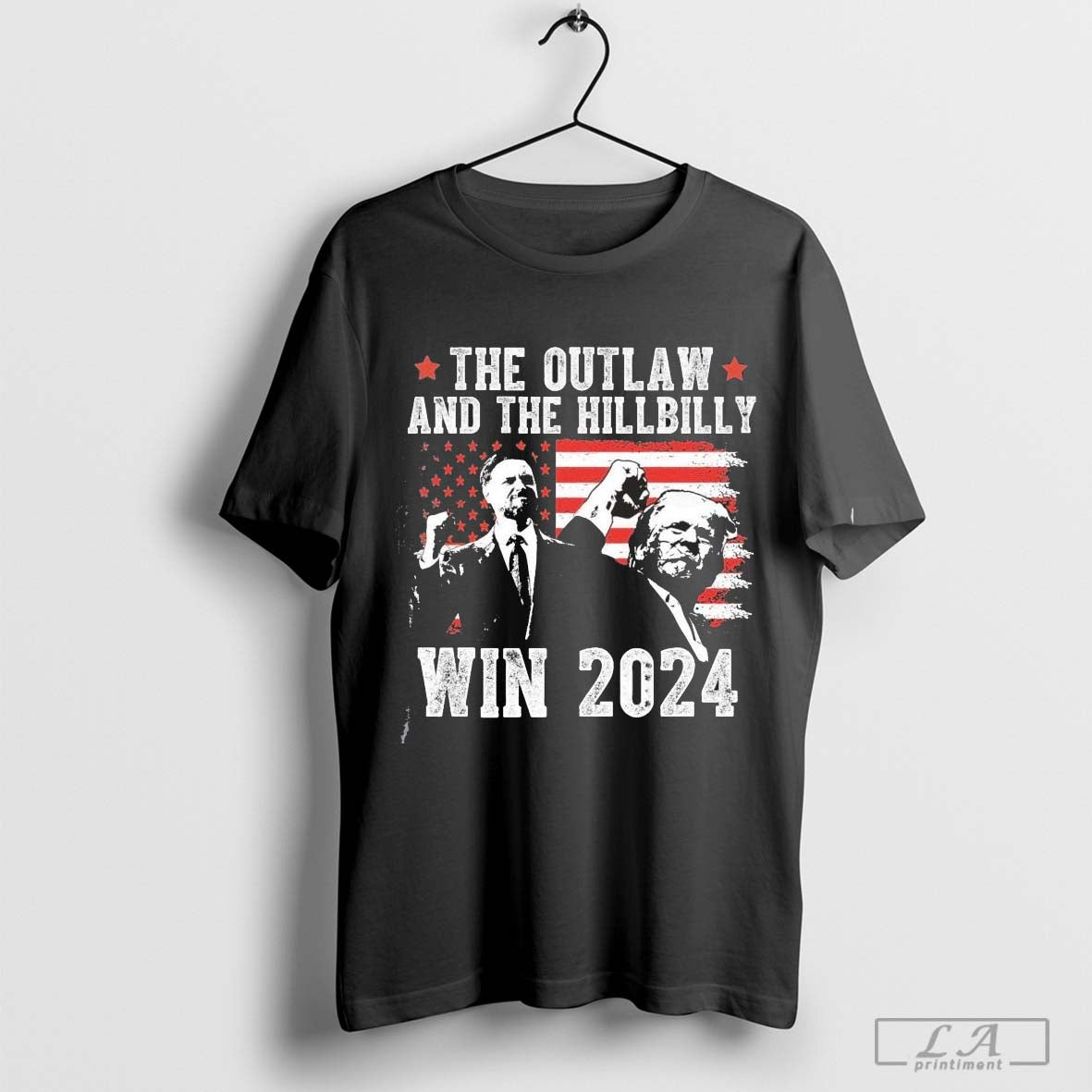 The Outlaw And The Hillbilly Trump Win 2024 Shirt Hoodie, Sweatshirt | CoreVibeTees.com