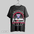 Top Buffalo American Football 2024 2025 Afc Champions The American Football Champs Skyline Logo Unisex Sweatshirt T Shirt...