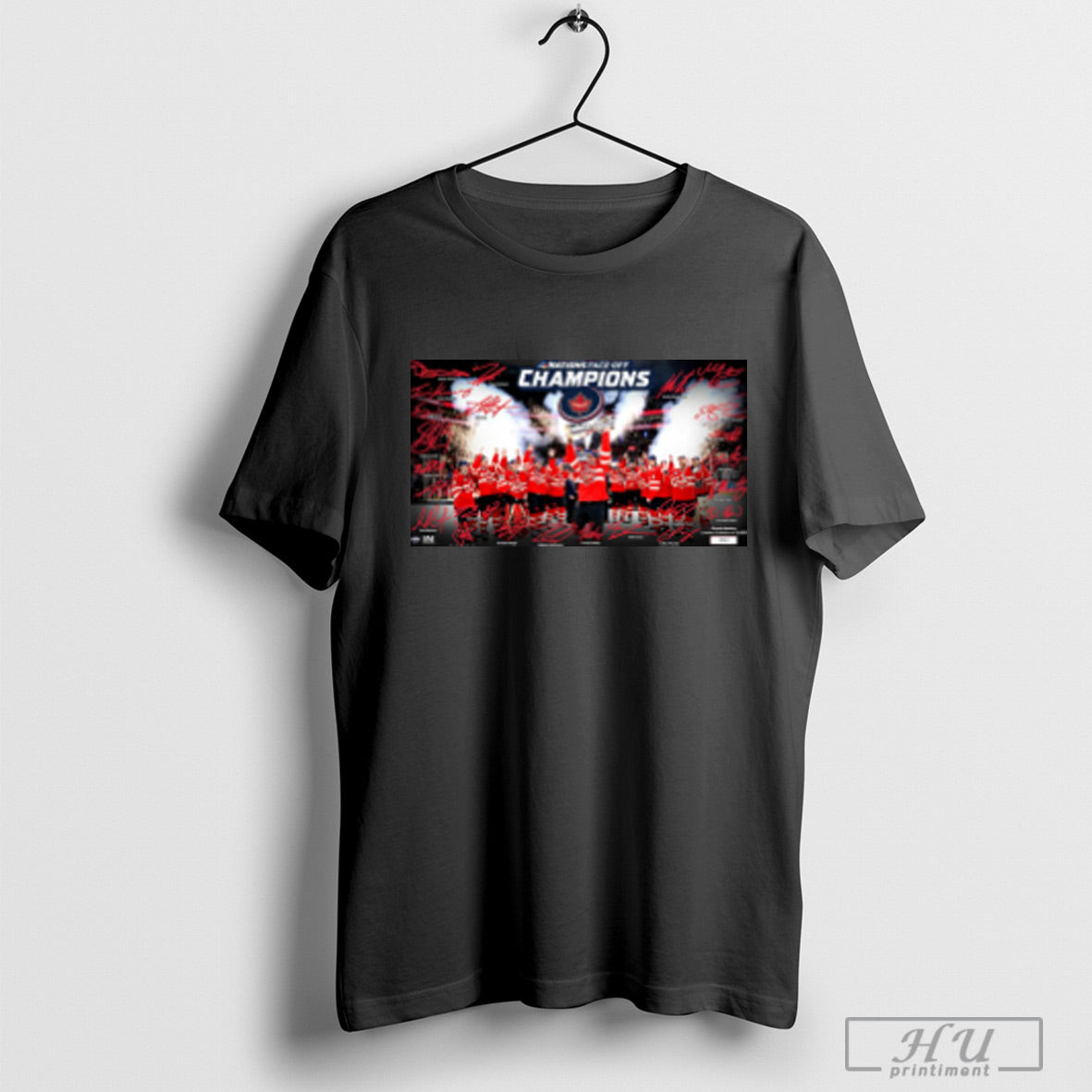 Trendy Canada Highland Mint 2025 4 Nations Face Off Champions Signature Celebration Frame Shirt Hoodie, Sweatshirt