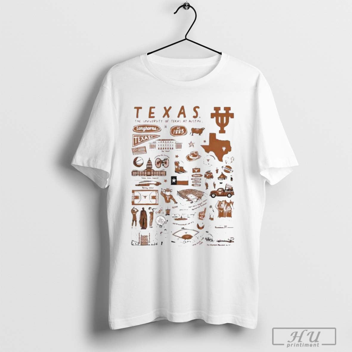 Texas Longhorns Vive La Fete Infant Impressions Artwork T Shirt Hoodie, Sweatshirt | CoreVibeTees.com
