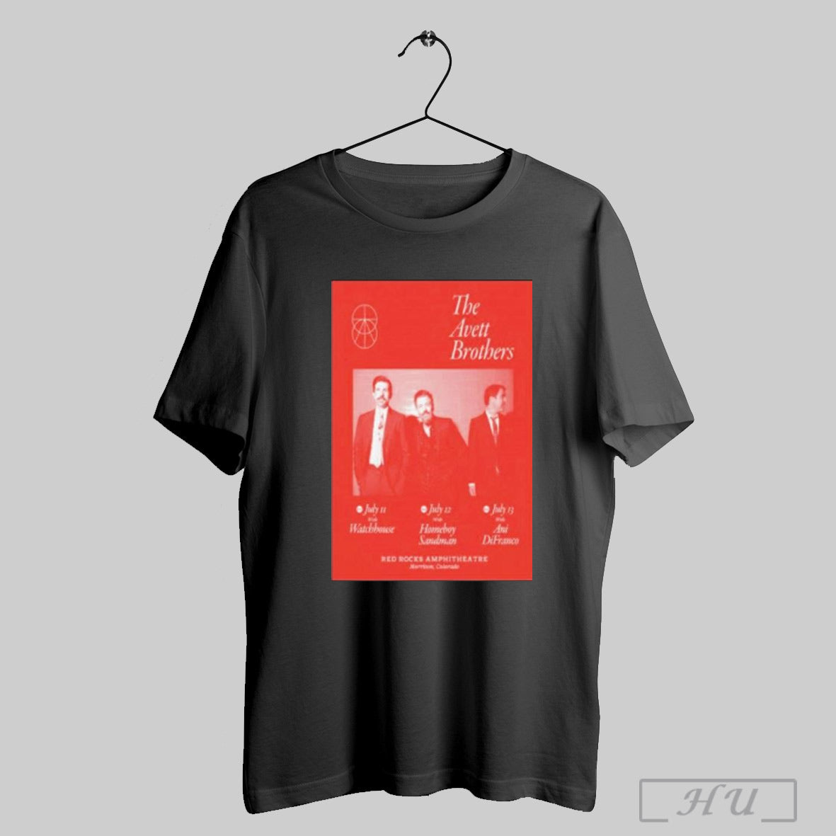 The Avett Brothers Red Rocks Amphitheatre Tour 2025 T Shirts Sweatshirt Hoodie | CoreVibeTees.com