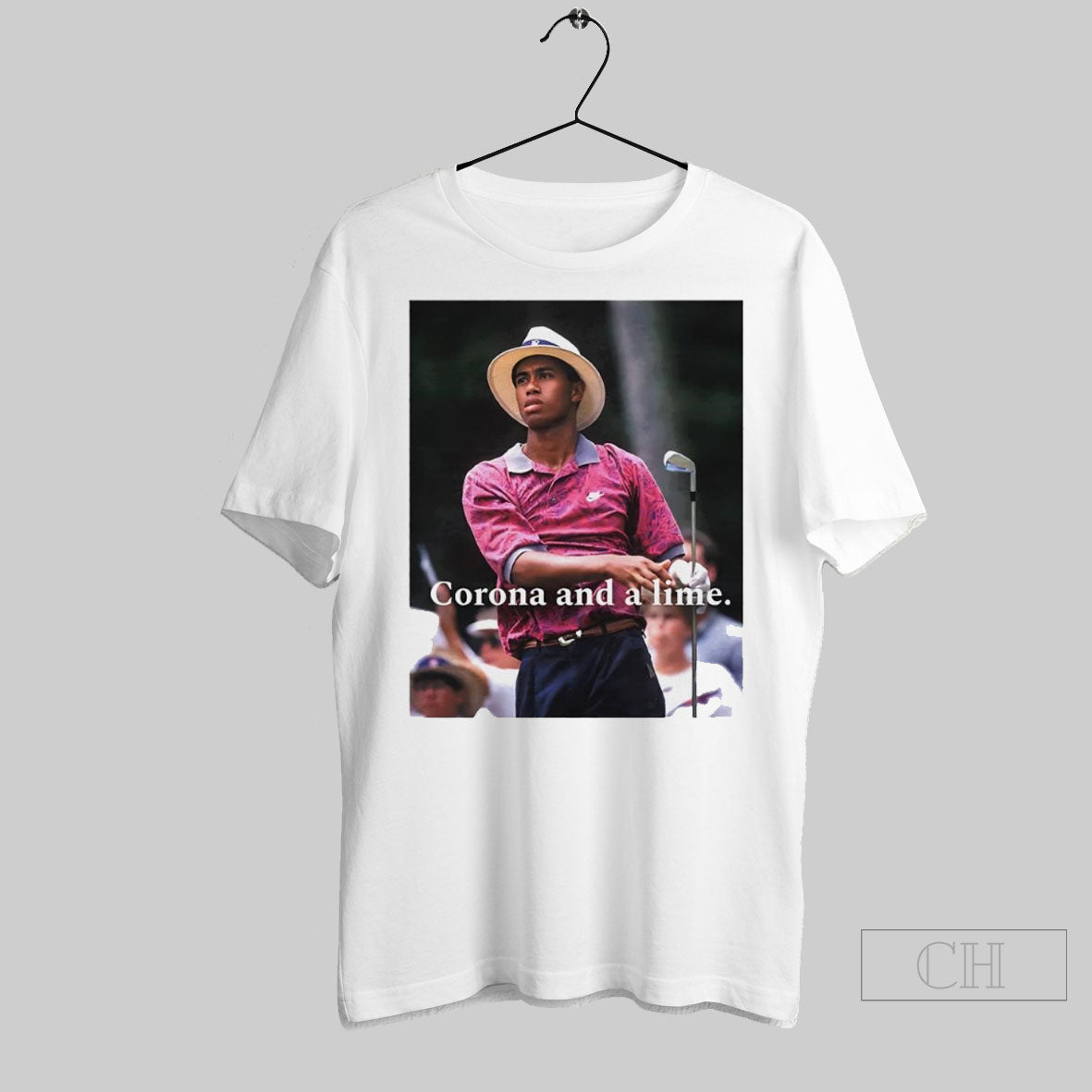 Tiger Wood Corona And A Lime Golf Graphic Shirt Hoodie, Sweatshirt | CoreVibeTees.com