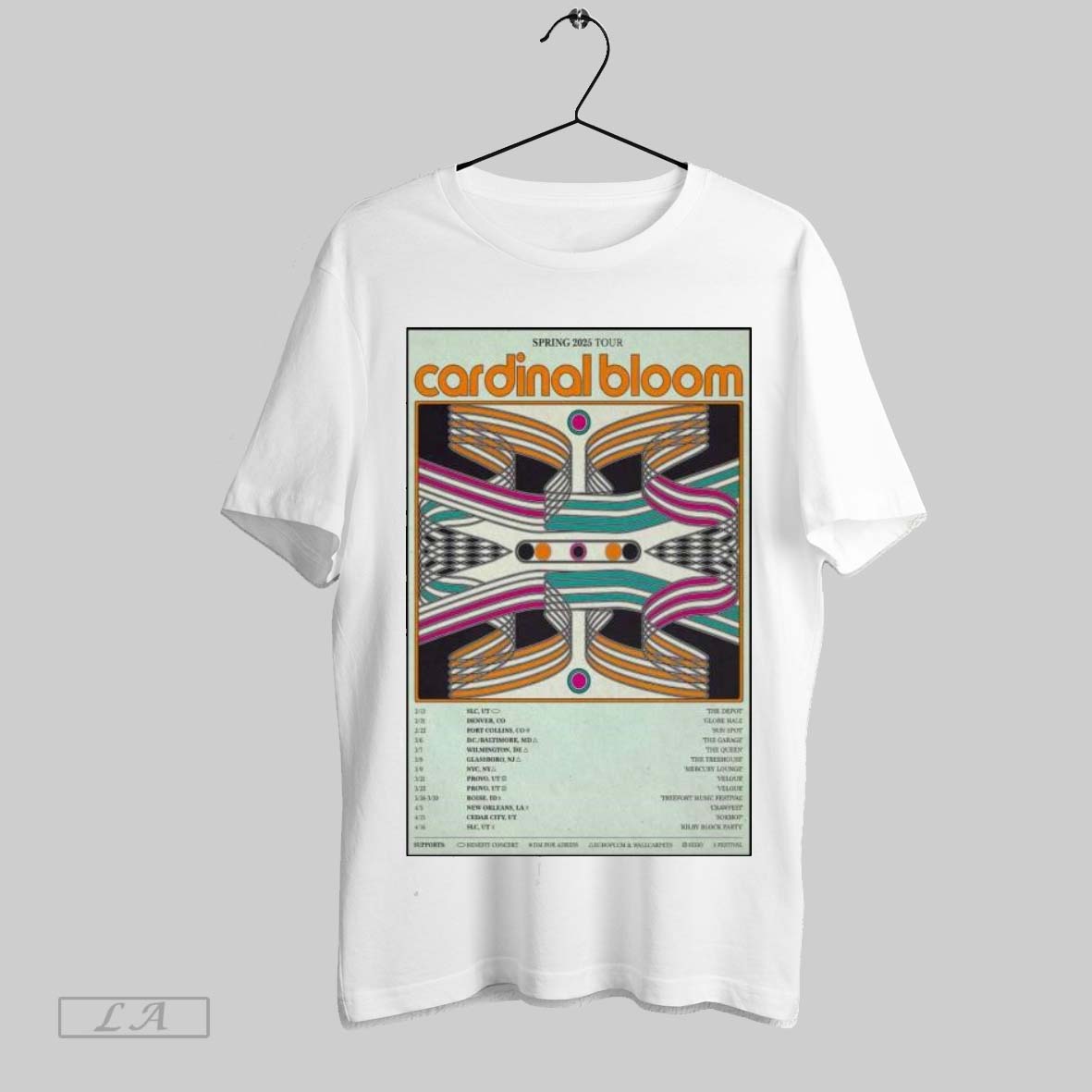 Top Cardinal Bloom 2025 Spring Tour Poster Unisex Sweatshirt T Shirt Hoodie | CoreVibeTees.com