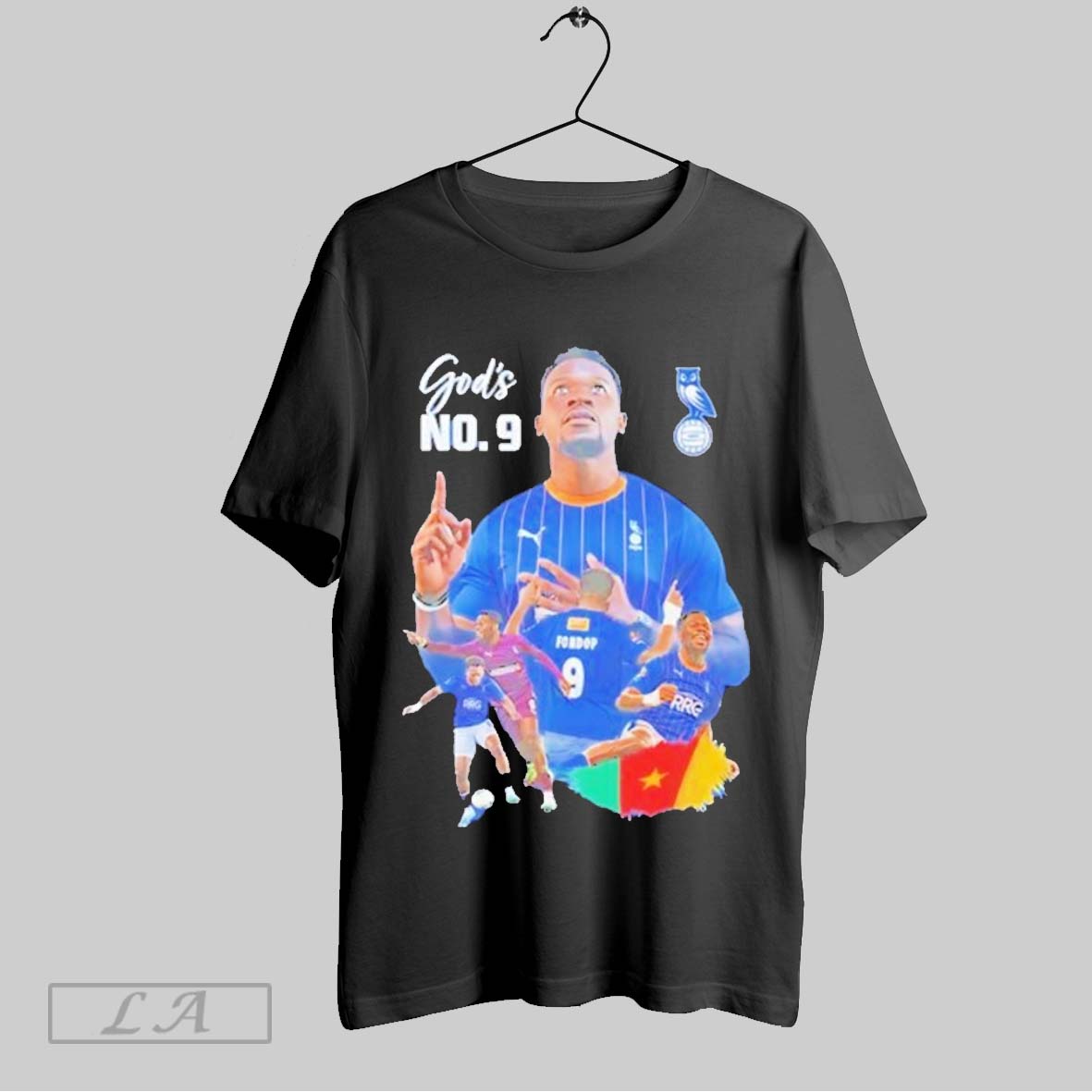 Top Mike Fondop Talom Gods No9 Oldham Athletic Afc Unisex Sweatshirt T Shirt Hoodie | CoreVibeTees.com