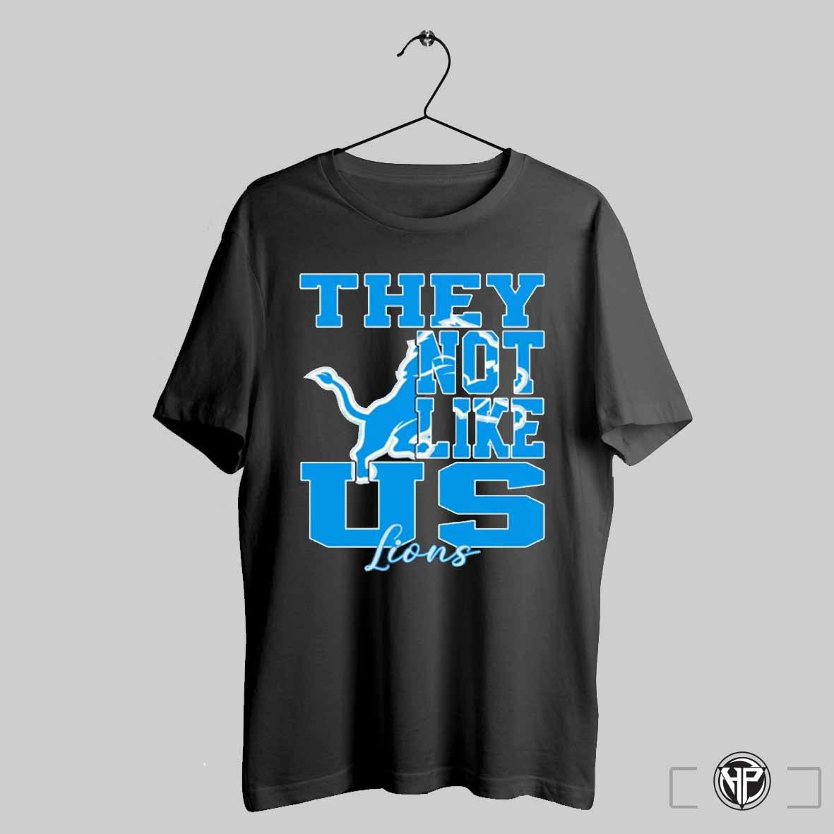 They Not Like Us Detroit Lions Football 2024 Logo Shirt Trending Sweatshirt Hoodie | CoreVibeTees.com