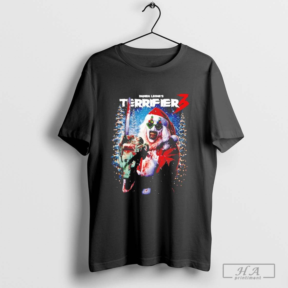 Terrifier 3 Merry Mayhem T-shirt Hoodie, Sweatshirt | CoreVibeTees.com