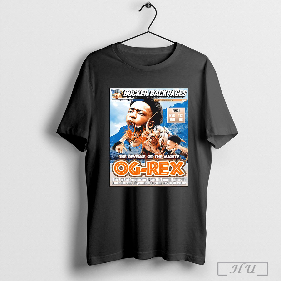 The Revenge Of The Mighty Og Rex Knicks Poster T Shirt Hoodie, Sweatshirt | CoreVibeTees.com