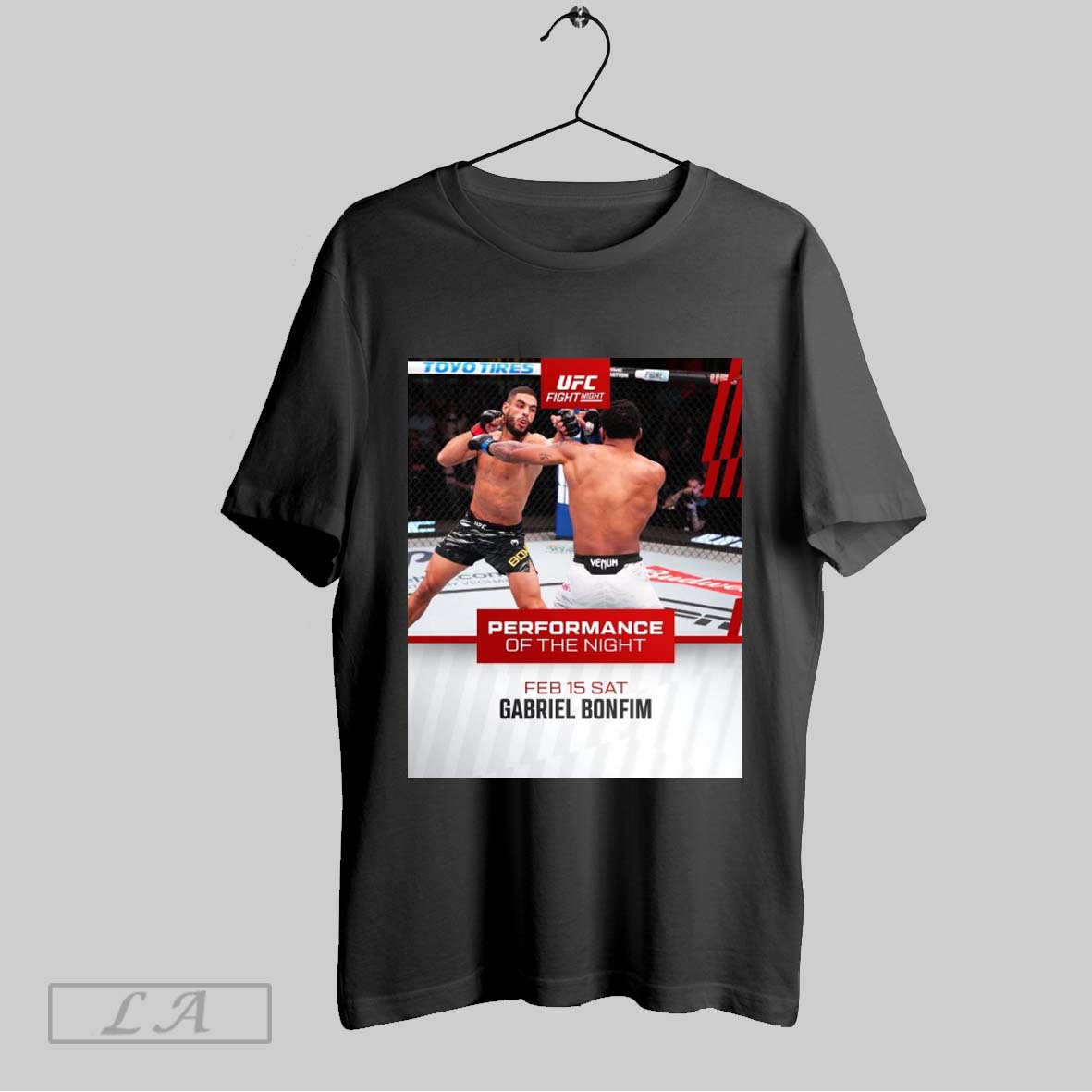 Top Ufc Fight Night Gabriel Bonfim Performance Of The Night Feb 15 2025 Ufc Vegas 102 Poster T Shirt Hoodie, Sweatshirt