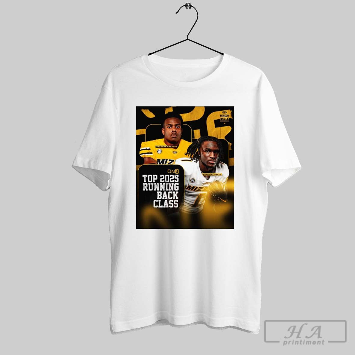 Top 2025 Running Back Class Brendon Haygood Marquise Davis Missouri Tigers Football Poster T Shirt Hoodie, Sweatshirt