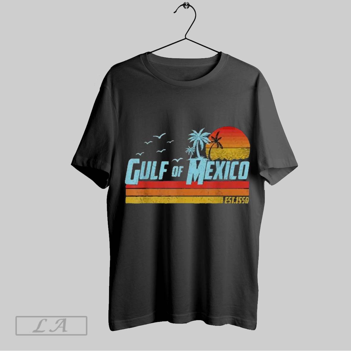 Top Gulf Of Mexico Est 1550 Retro Vintage Beach 2025 T Shirt Hoodie, Sweatshirt | CoreVibeTees.com