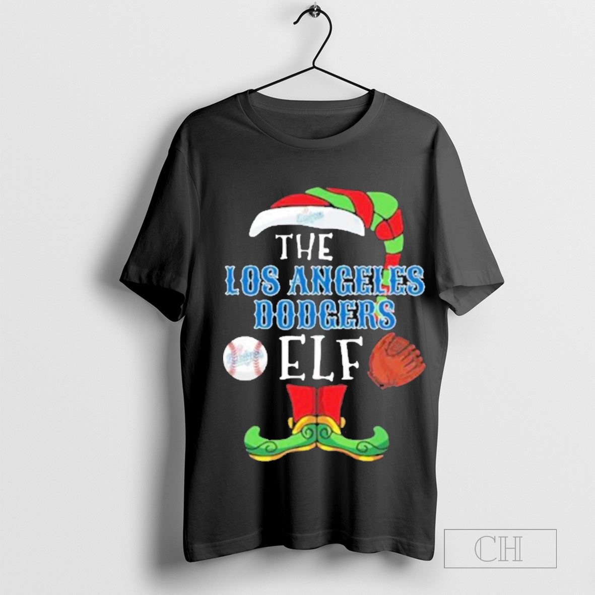 The Los Angeles Dodgers Elf Christmas 2024 T-Shirt Hoodie, Sweatshirt | CoreVibeTees.com