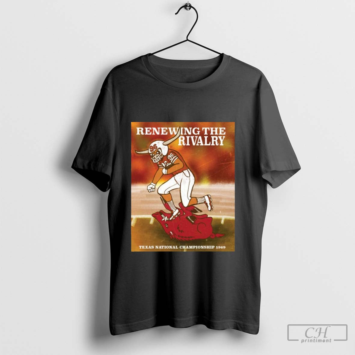 Texas Longhorns Renewing The Rivalry Texas National Championship 1969 t-shirt Hoodie, Sweatshirt | CoreVibeTees.com