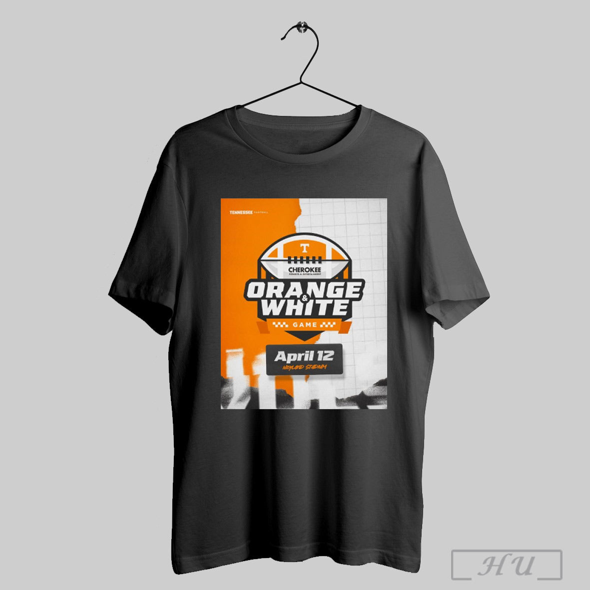 Tennessee Volunteers Cherokee Resorts And Entertainment Orange And White Game Apr 12 2025 Poster T Shirt Sweatshirt...