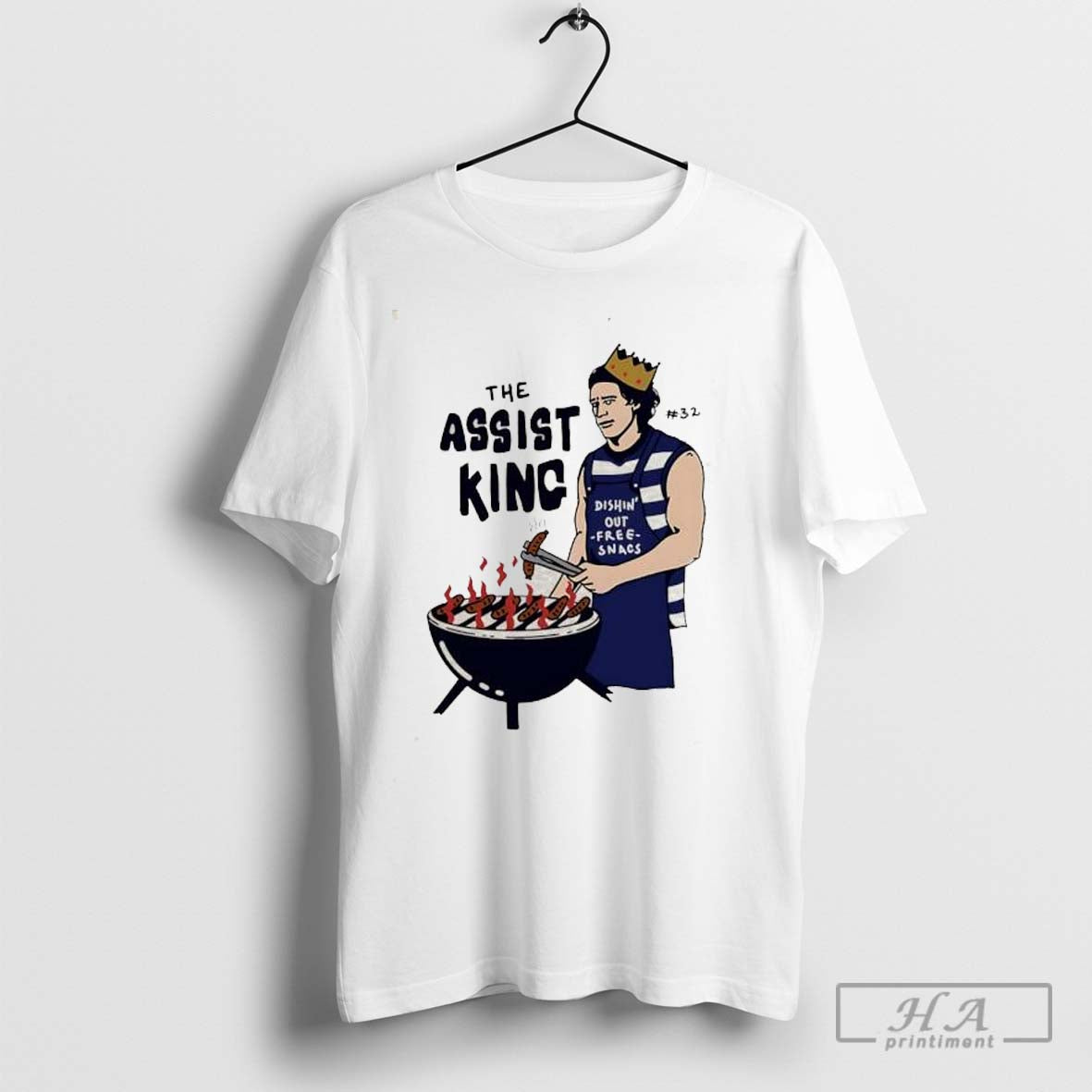 The Assist King Dishin out Free Snacs Shirt Hoodie, Sweatshirt | CoreVibeTees.com