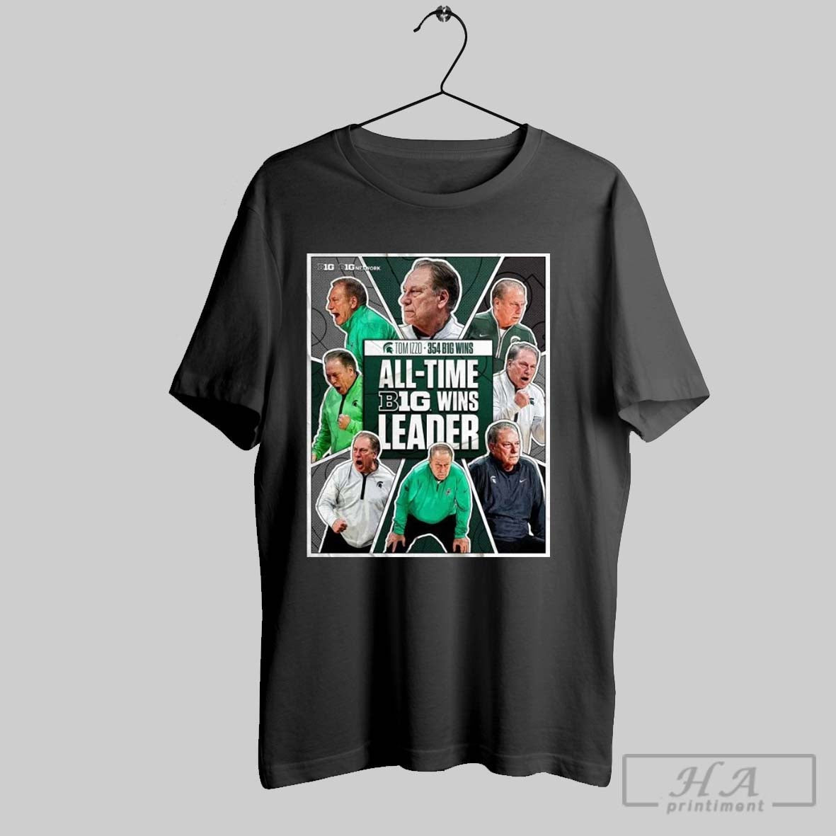Tom Izzo 354 Big Wins All Time Big Wins Leader T Shirt Hoodie, Sweatshirt | CoreVibeTees.com