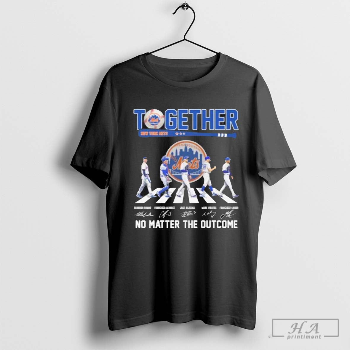Together New York Mets Abbey Road No Matter The Outcome Shirt Hoodie, Sweatshirt | CoreVibeTees.com