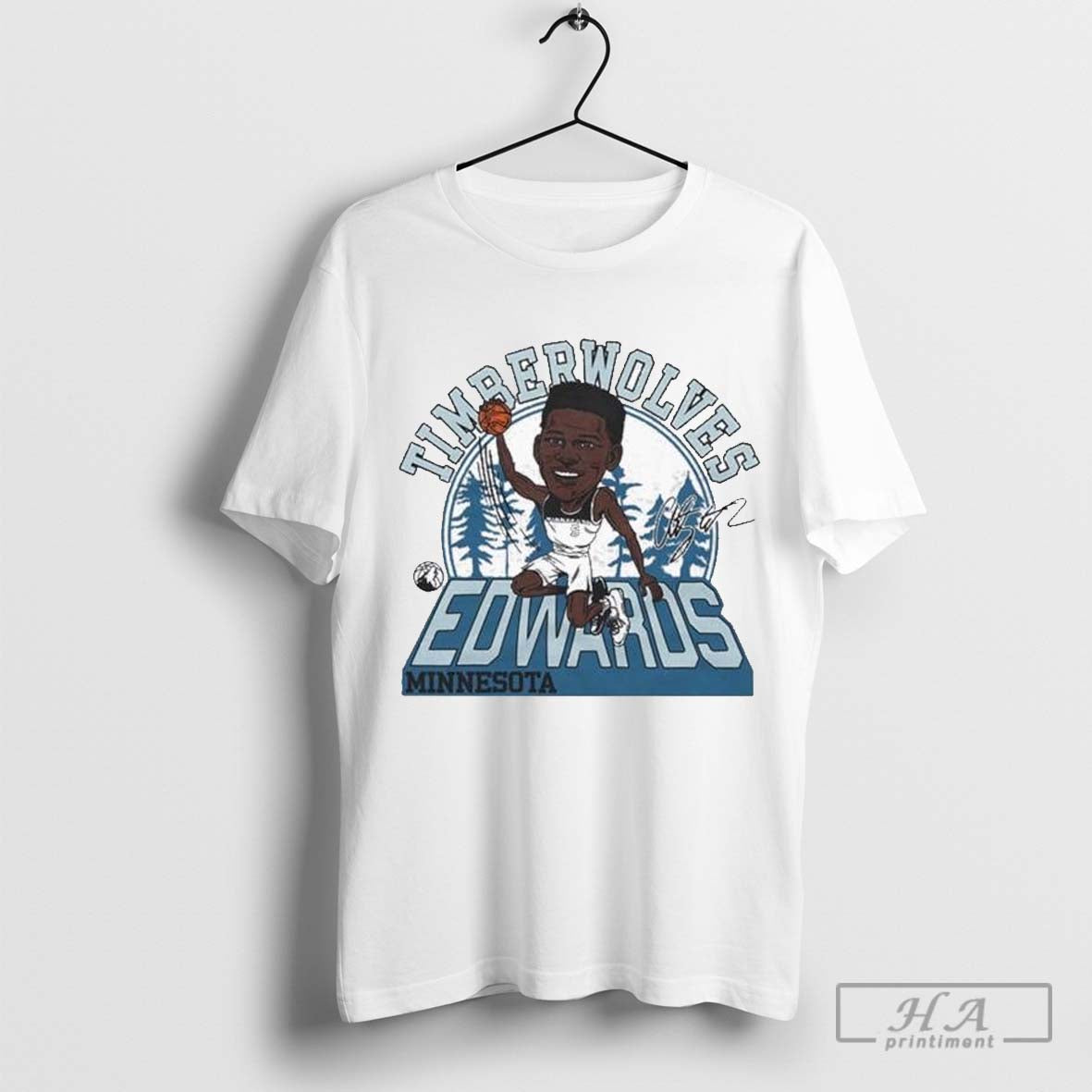 Timberwolves Anthony Edwards Signature City Caricature T-shirts Hoodie, Sweatshirt | CoreVibeTees.com