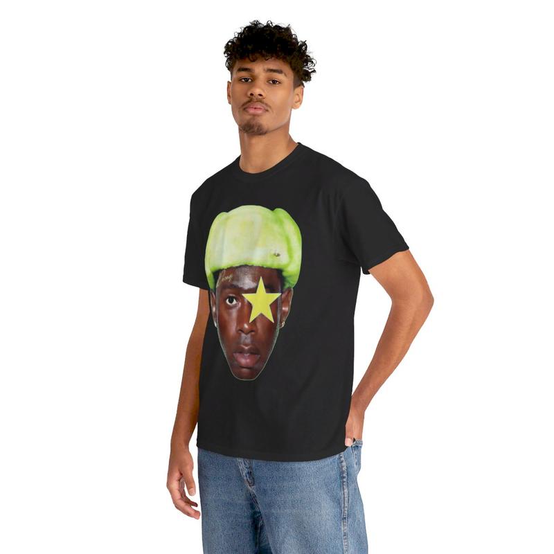 Tyler Star Inspired T-Shirt Y2k 90s Hip-Hop Vibes Heavy Cotton Graphic T-Shirt Tshirt Shirt HipHop Rap Tee... (Image 4)
