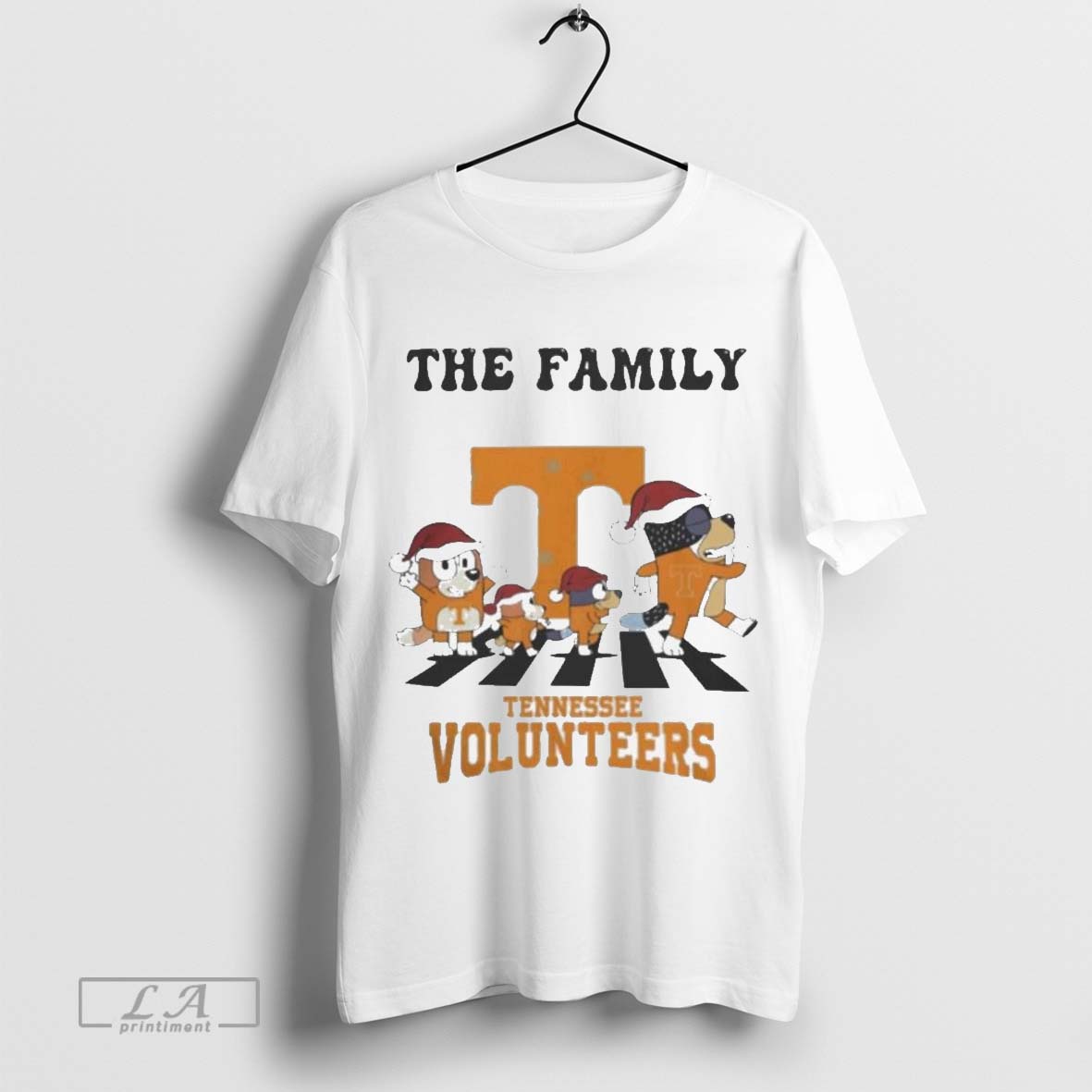 Tennessee Volunteers X Family Bluey Merry Christmas 2024 Shirt Hoodie, Sweatshirt | CoreVibeTees.com