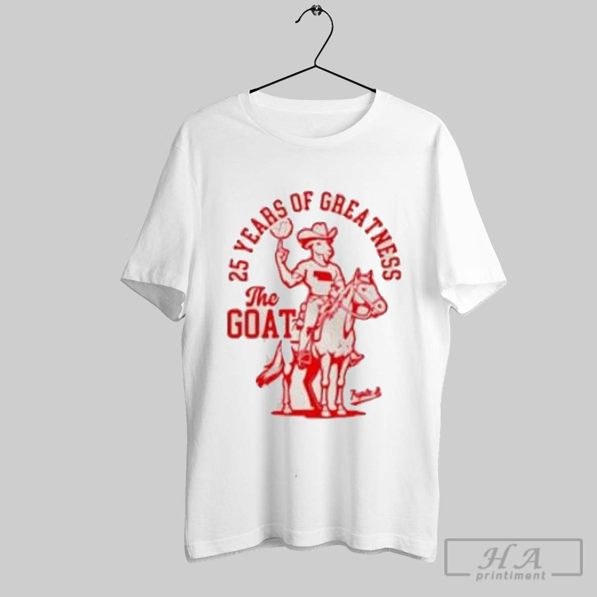 The Goat 25 Years Of Greatness Shirt Hoodie, Sweatshirt | CoreVibeTees.com