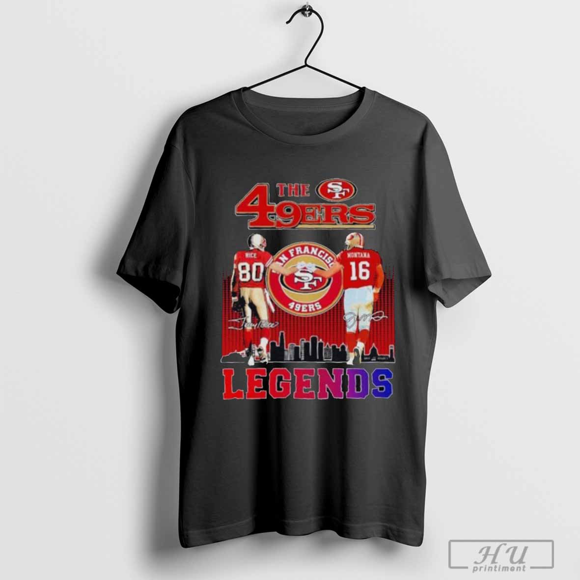 The 49ers Jerry Rice And Joe Montana Legends Shirt Hoodie, Sweatshirt | CoreVibeTees.com
