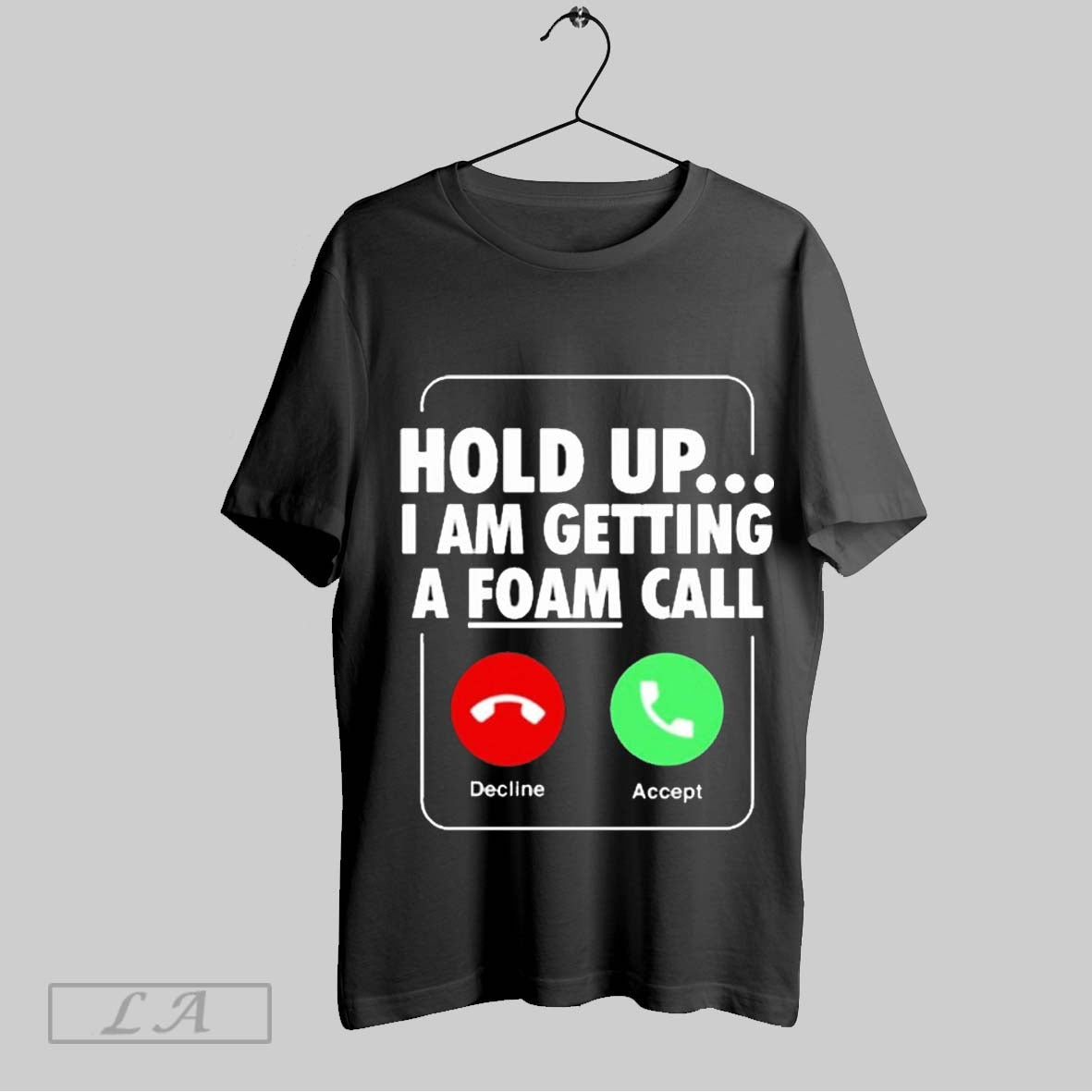 Top G Wiz Wearing Hold Up I Am Getting A Foam Call Sweatshirt T Shirt Hoodie | CoreVibeTees.com