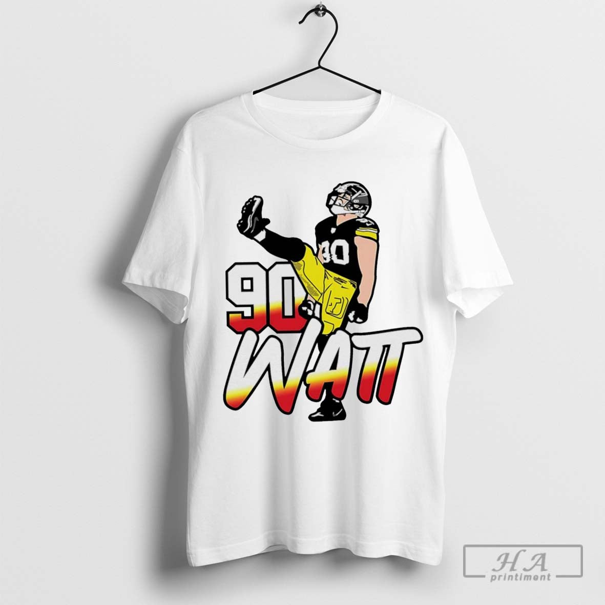 Tj Watt 90 Watt Fan Design Shirt Hoodie, Sweatshirt | CoreVibeTees.com