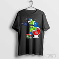 The Grinch Sitting On A Toilet Wearing A Oklahoma Sooners Toilet Buckeyes Lions Spartans Christmas Shirt Hoodie, Sweatshirt