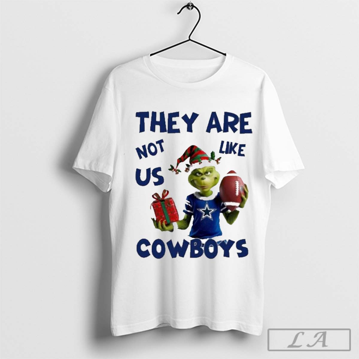 The Grinch They Are Not Like Us Cowboys Football Christmas 2024 Shirt Hoodie, Sweatshirt | CoreVibeTees.com