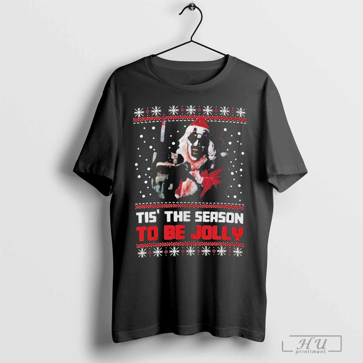 Tis The Season To Be Jolly Terrifier 3 Ugly Merry Christmas 2024 T-Shirt Hoodie, Sweatshirt | CoreVibeTees.com