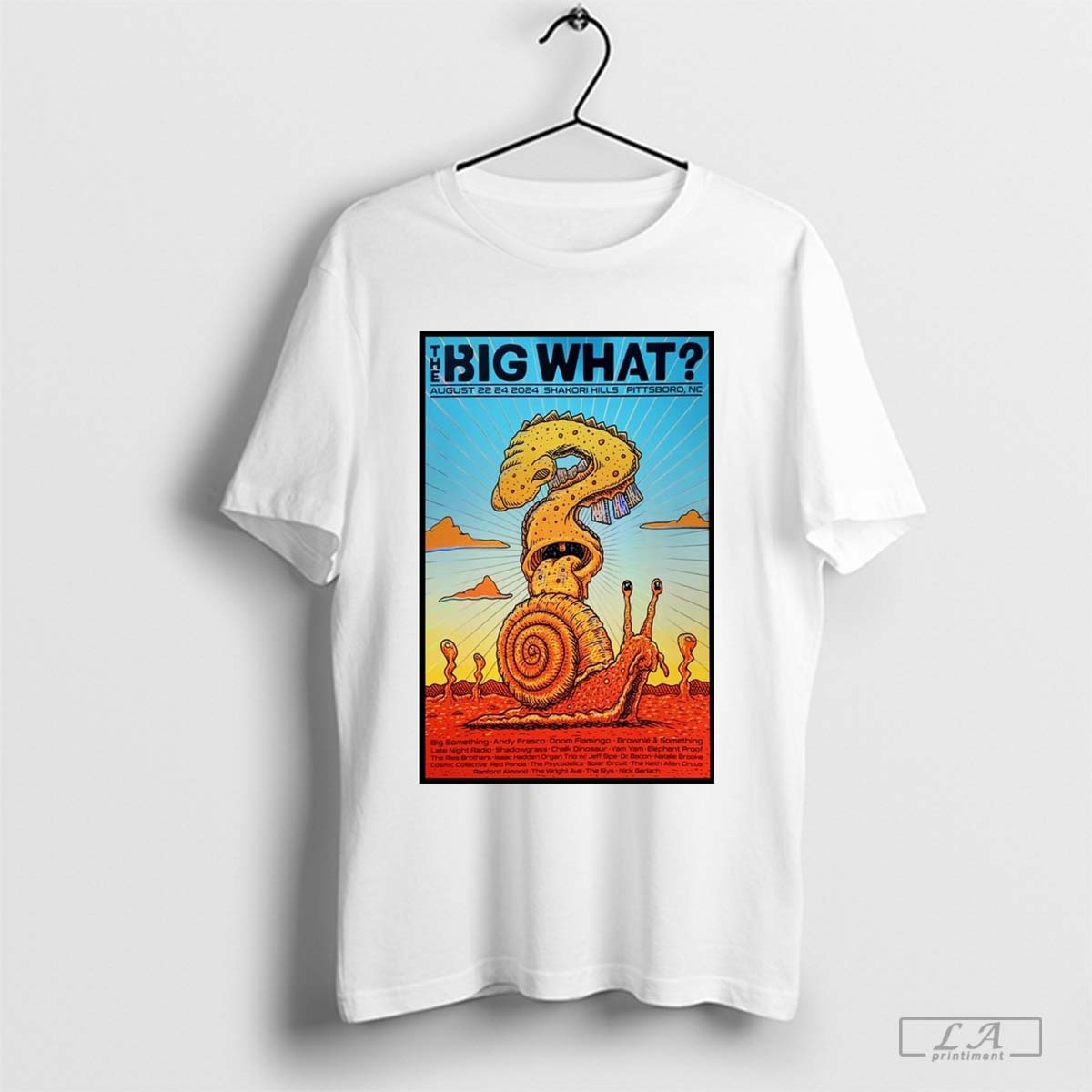The Big What Festival Aug 22 2024 Shakori Hills In Pittsboro NC Poster Shirt Hoodie, Sweatshirt | CoreVibeTees.com