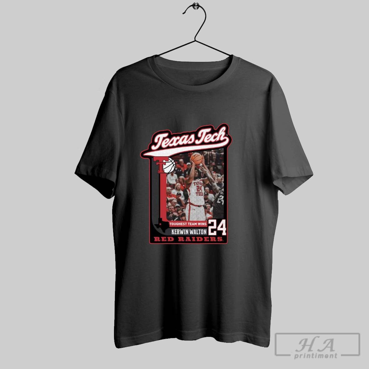 Texas Tech Red Raiders Toughest Team Wins Kerwin Walton 24 Action Shot T Shirt Hoodie, Sweatshirt | CoreVibeTees.com