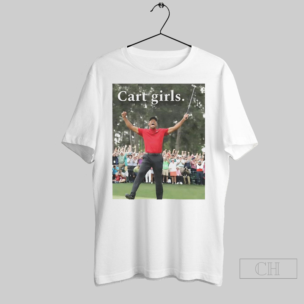 Tiger Woods Masters 2020 Cart Girls Graphic Shirt Hoodie, Sweatshirt | CoreVibeTees.com