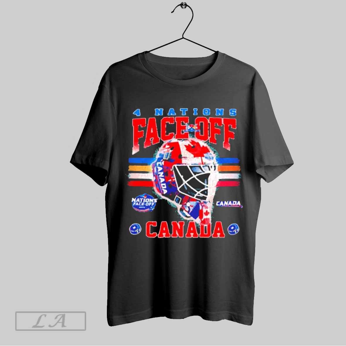 Top Canada 2025 4 Nations Face Off Goalie Mask T Shirt Hoodie, Sweatshirt | CoreVibeTees.com