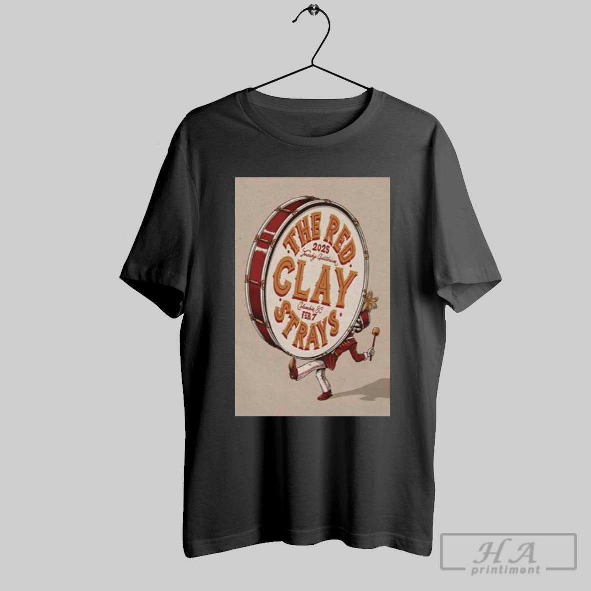 The Red Clay Strays Feb 7 2025 At Township Auditorium In Columbia Sc Tour Poster T Shirts Hoodie, Sweatshirt
