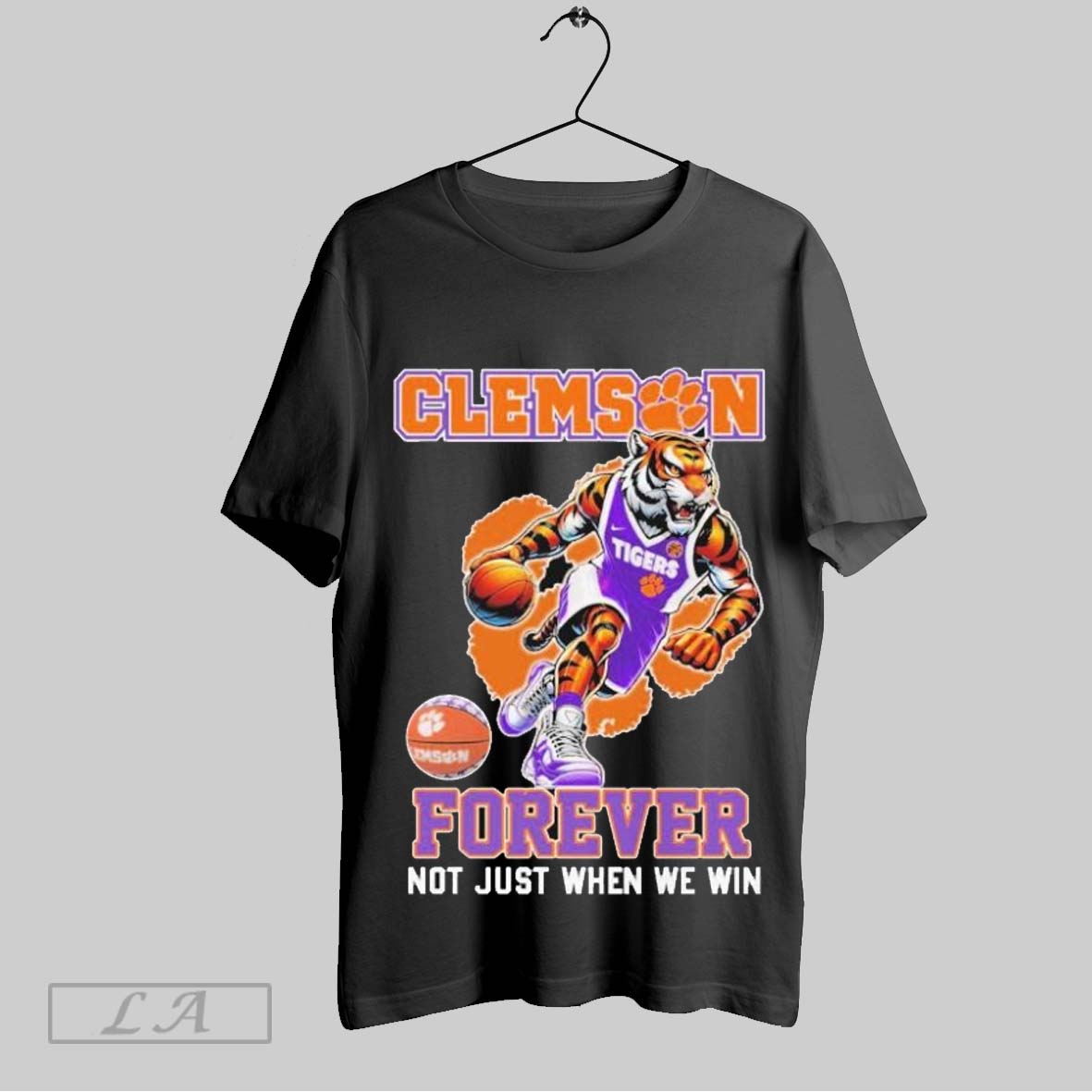 Top Clemson Tigers Forever Not Just When We Win Mascot Unisex Sweatshirt T Shirt Hoodie | CoreVibeTees.com