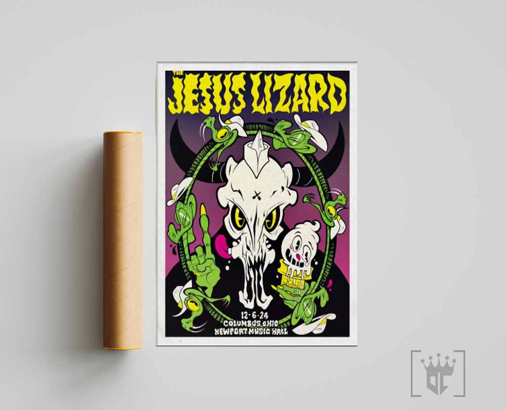 The Jesus Lizard Dec 6 2024 Newport Music Hall Columbus, OH Tour Poster-Portrait - Poster T-Shirts, Hoodie, Sweatshirt
