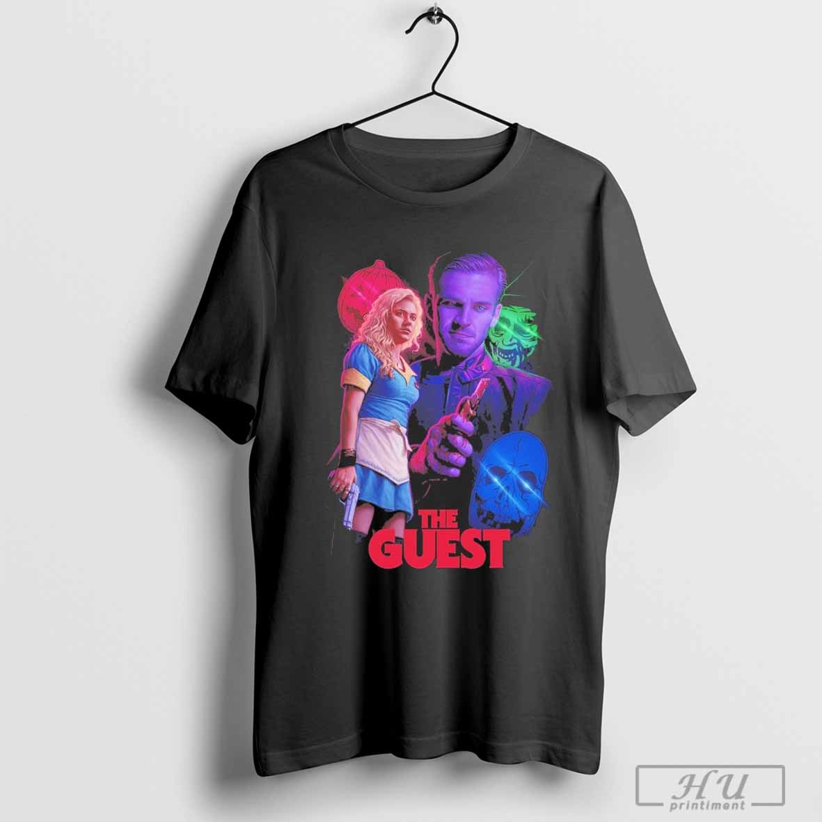 The Guest Heâ€™s Here To Help Halloween 2024 Shirt Hoodie, Sweatshirt | CoreVibeTees.com