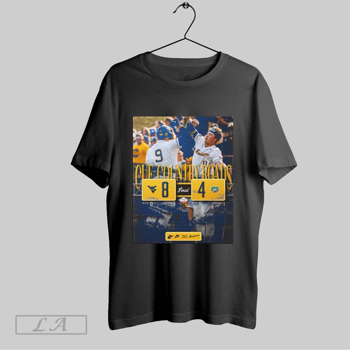 Top West Virginia Mountaineers Vs Ohio Bobcats Baseball Final Score 8 4 Cue Country Roads Poster Shirt Hoodie, Sweatshirt